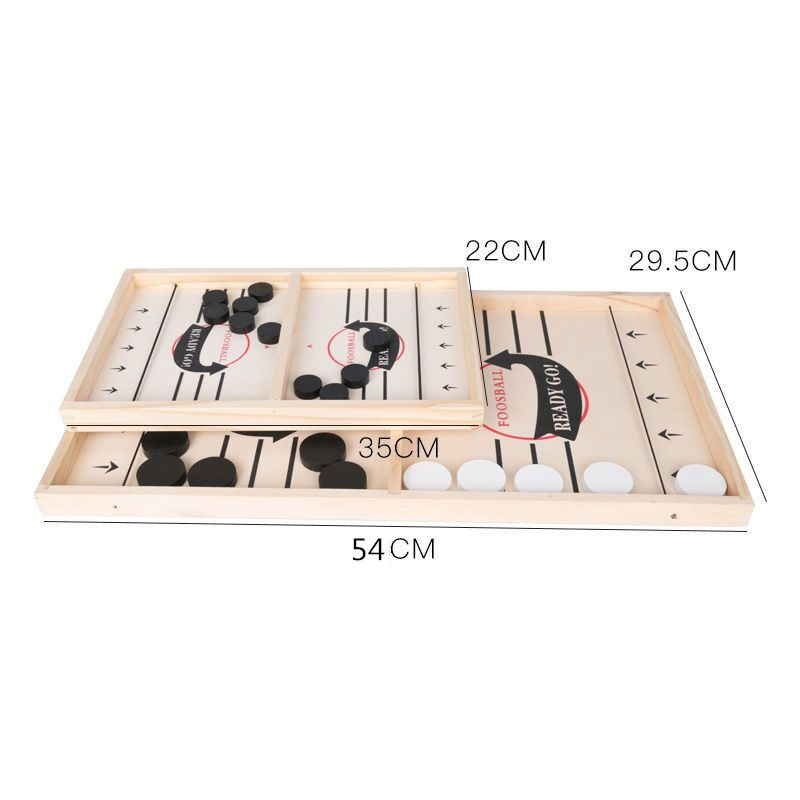 Board Game Land - Meja Hoki Mondar-mandir Selempang Papan Keping