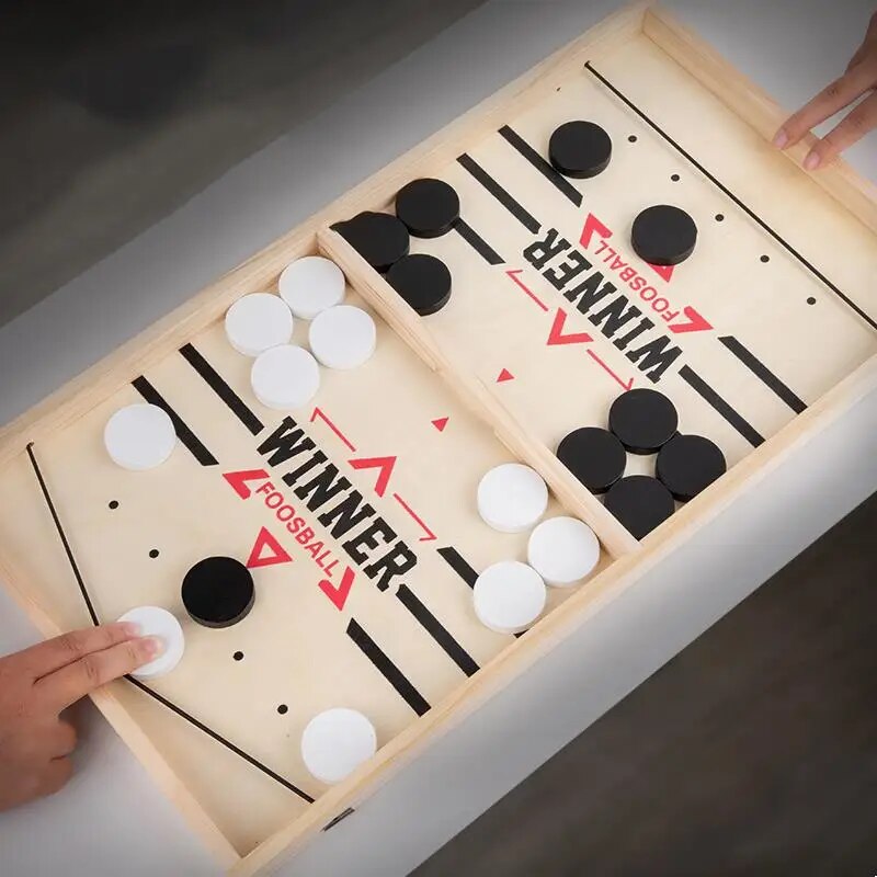 Board Game Jenga - Papan permainan hoki meja, selempang cepat
