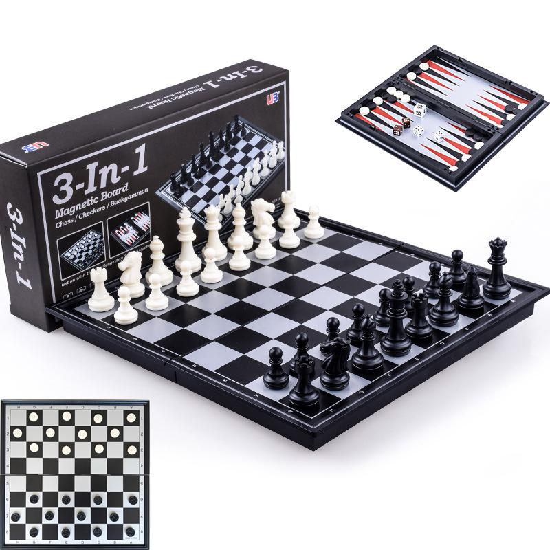 Board Game Zenith - Papan Permainan Catur Magnetik Lipat 25CM,