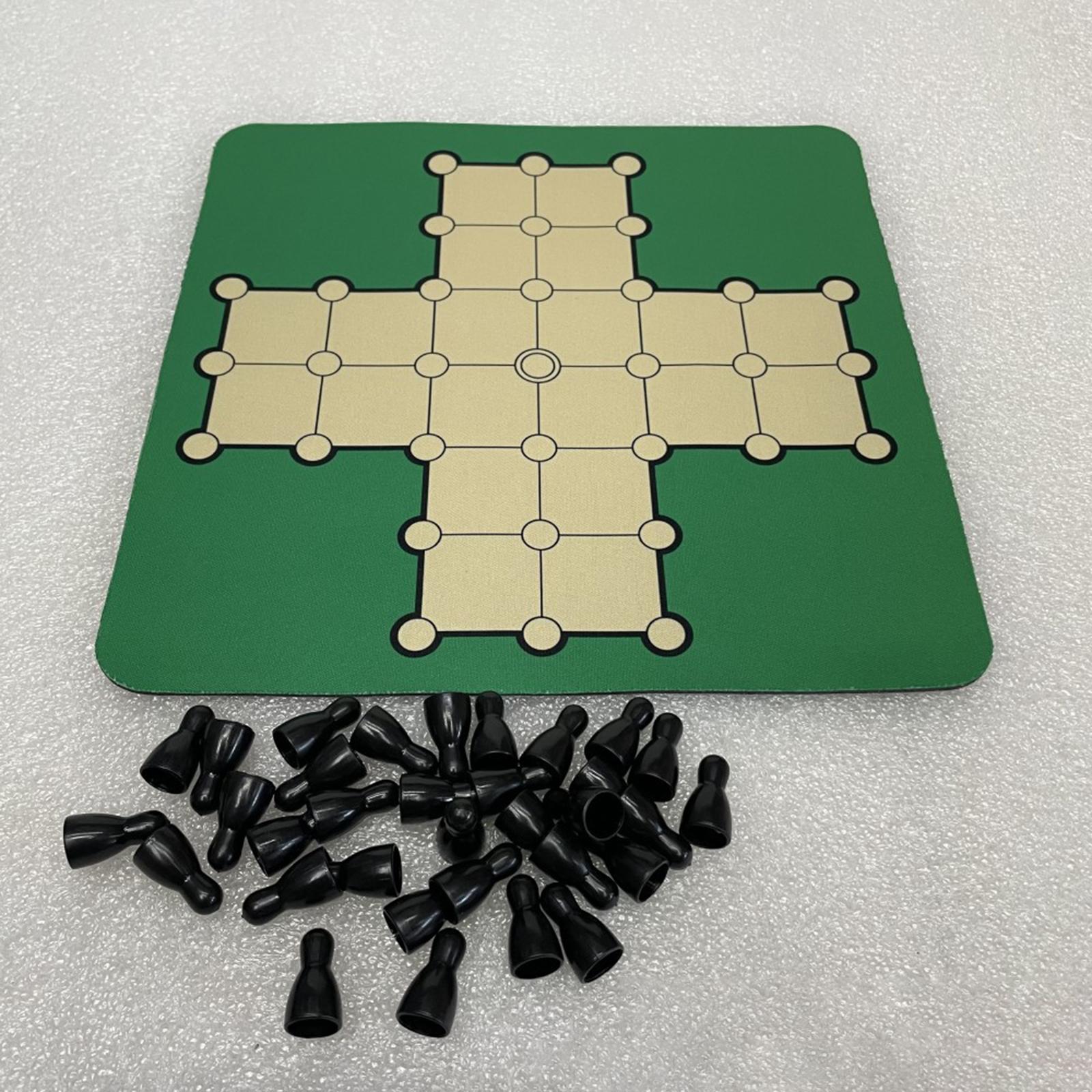 Strategy Board Game - Set Permainan Papan Solitaire Karet, Permainan