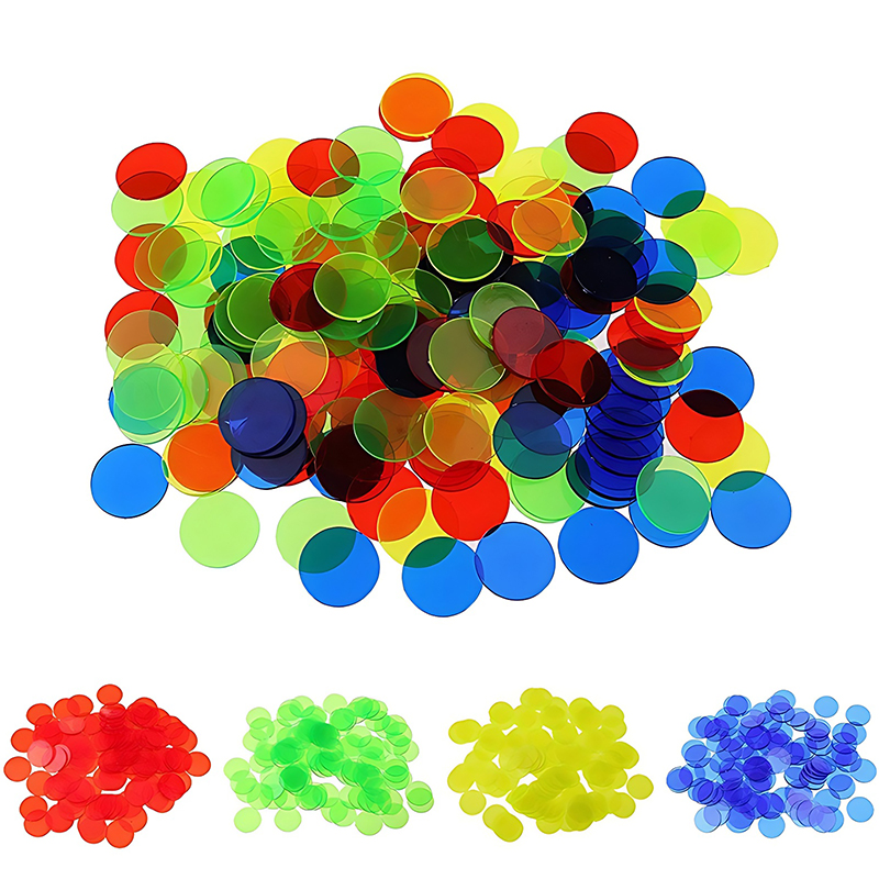 Board Game Zenith - 100/200 Buah 19Mm Chip Hitung Bulat