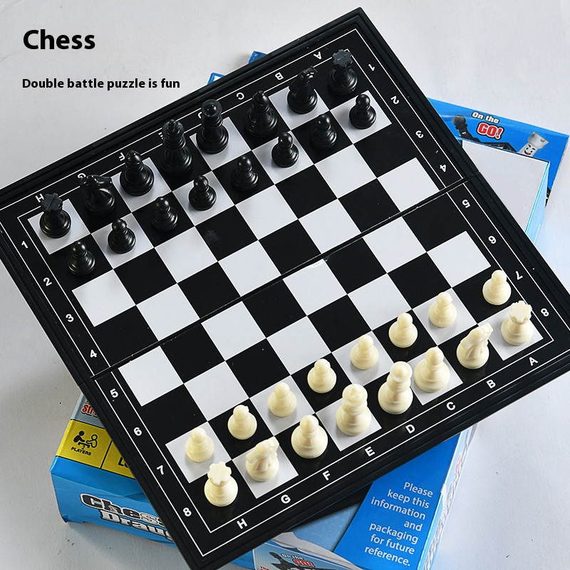 Board Game Quacks - Mainan papan lipat dua dalam satu,