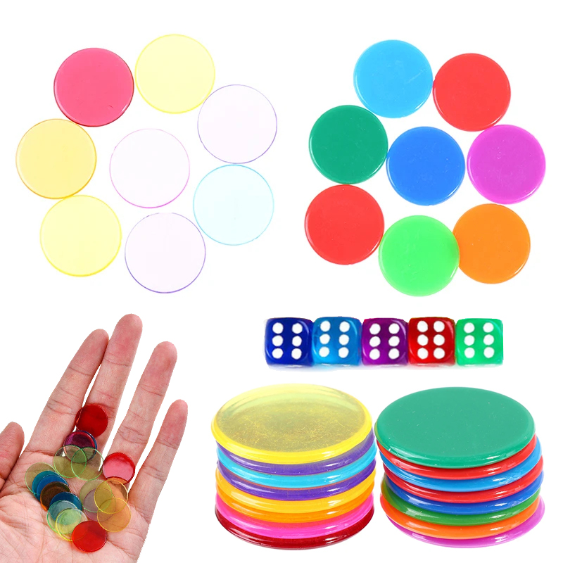Board Game Zenith - 50/100 buah 19mm mainan Chip Poker
