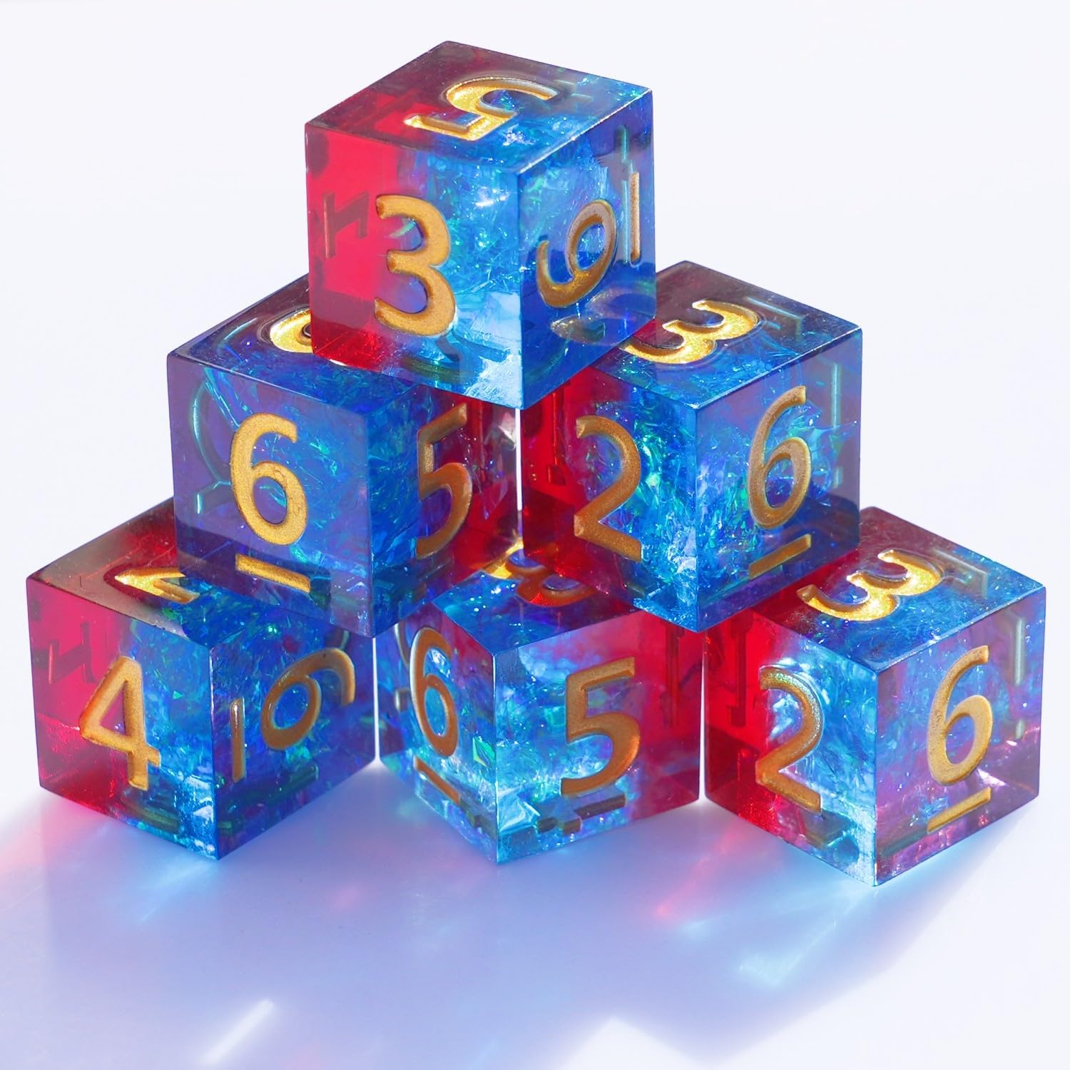 Board Game Land - D6 Dadu Resin, Dadu Resin Permainan