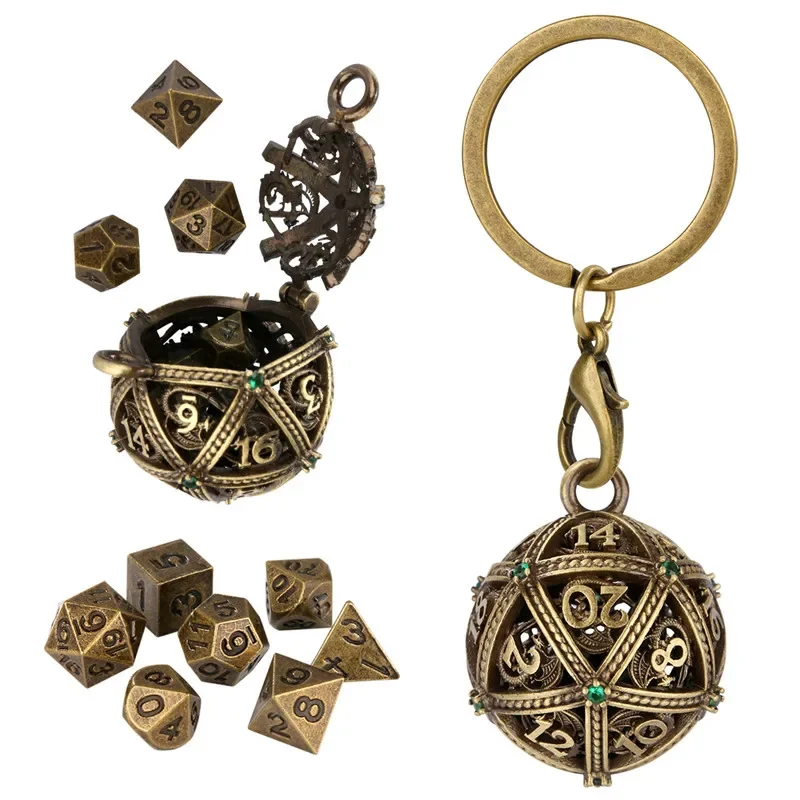 Gantungan Kunci Liontin Kotak  - Dice Set Polyhedral ulasan dan harga