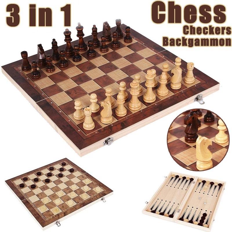 Papan catur 3 in 1, papan perm - Board Game Zenith ulasan dan harga