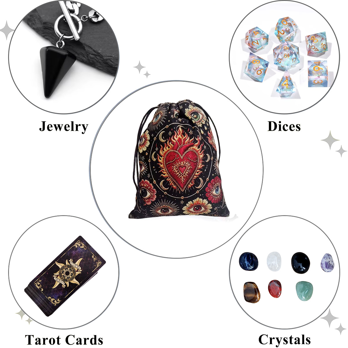 Tas Penyimpanan Kartu Tarot Be - Board Game Holis ulasan dan harga