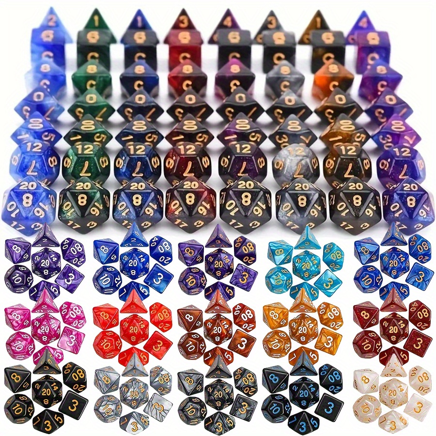 42 Buah Set Dadu DND dengan Ka - Dice Set Polyhedral ulasan dan harga