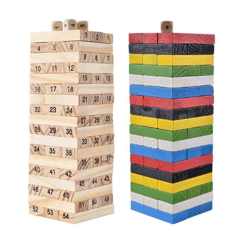 Permainan Menara Susun Kayu Pe - Board Game Jenga ulasan dan harga