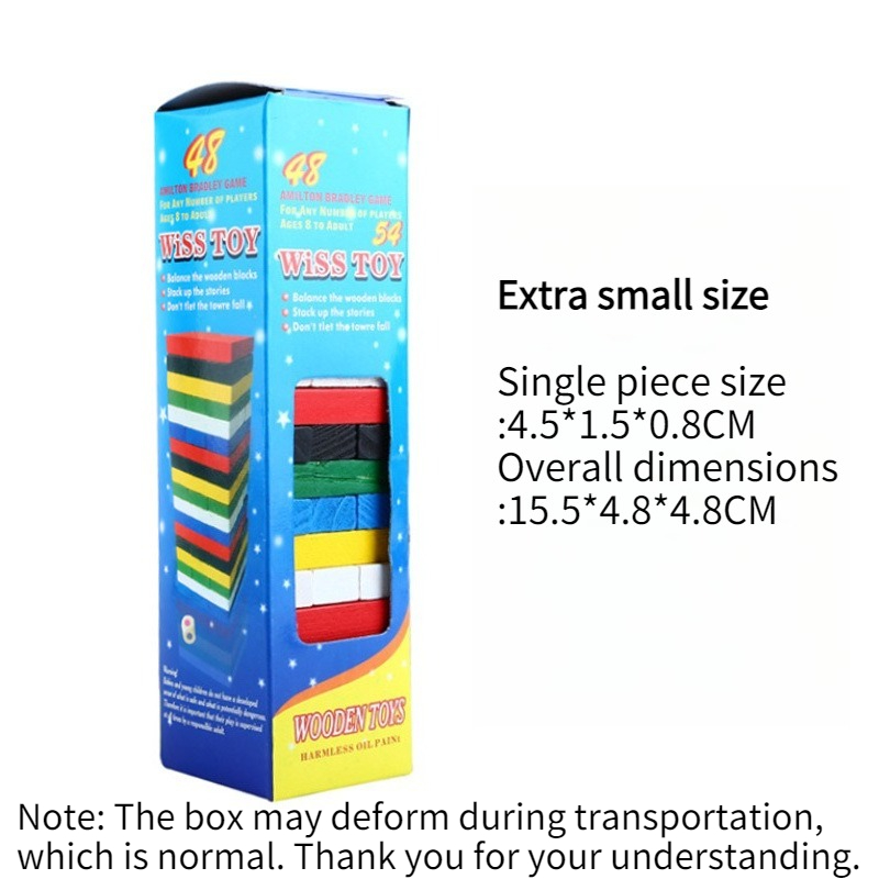 Permainan Menara Susun Kayu Pe - Board Game Jenga ulasan dan harga
