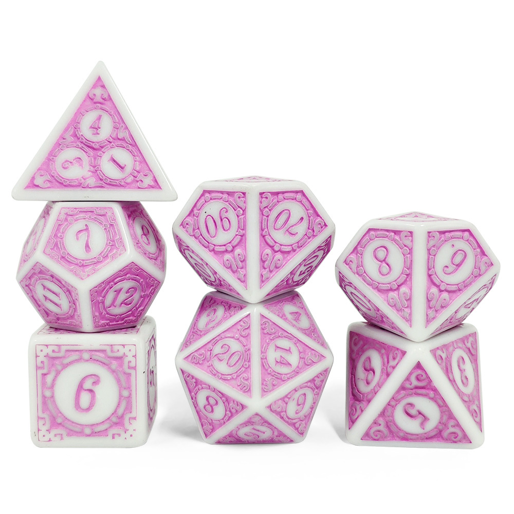 7 Buah Set Dadu Polihedral Akr - Dice Set Polyhedral ulasan dan harga
