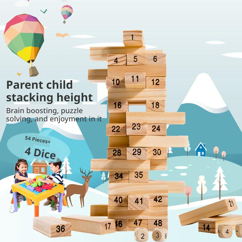 Balok Kayu Ukuran Kecil Permai - Board Game Jenga ulasan dan harga
