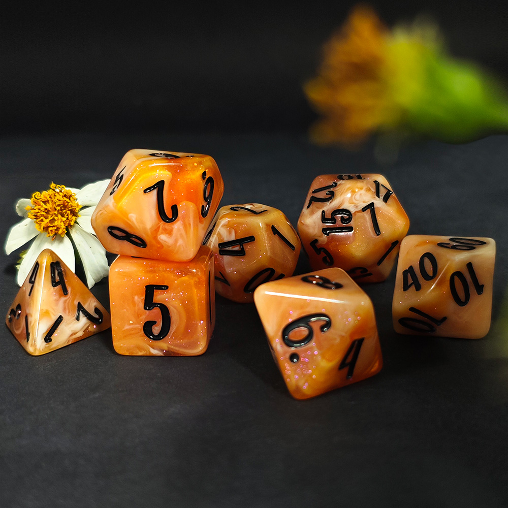 7 Buah Set Dadu DND Polihedral - Dice Set Polyhedral ulasan dan harga